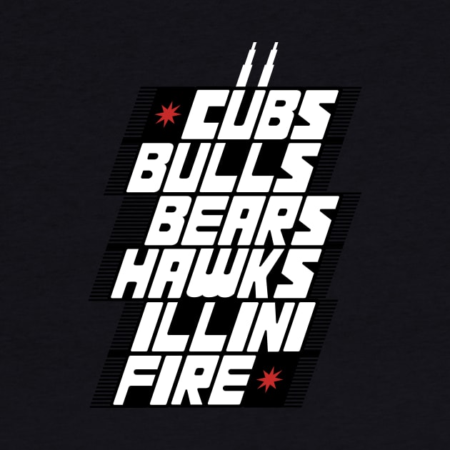 Chicago Sports by sportlocalshirts